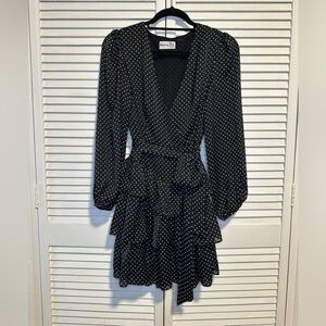 048 NWOT Polka Dot Mini Dress